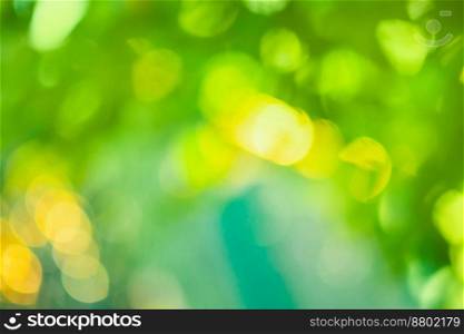 Eco friendly nature concept. Green nature bokeh background with copy space. Ecology nature concept.. Abstract spring background. Green and blue abstract defocused background