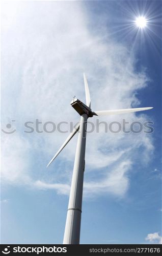 Eco power, wind turbines.