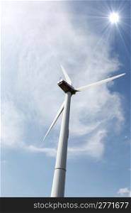 Eco power, wind turbines.