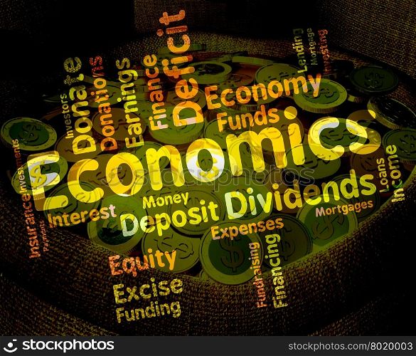 Economics Word Meaning Monetary Economical And Finance