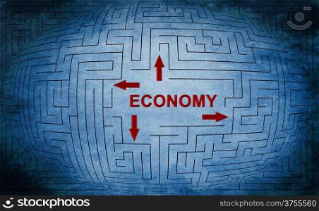 Economy maze concept
