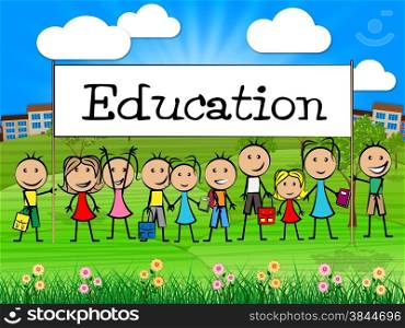 Education Banner Meaning Learned Develop And Toddlers