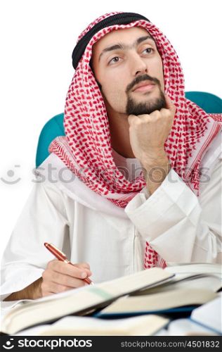 Education concept with young arab