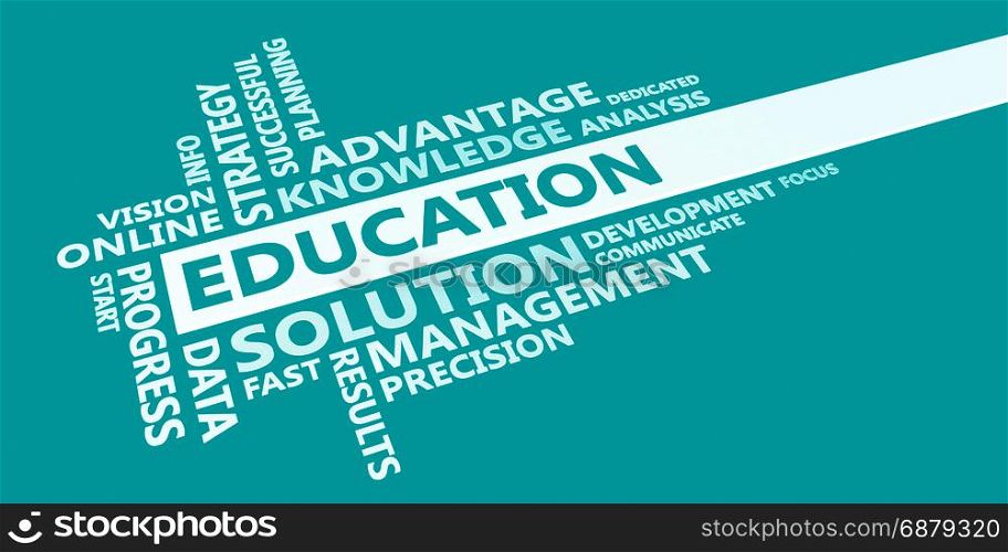 Education Presentation Background in Blue and White. Education Presentation Background