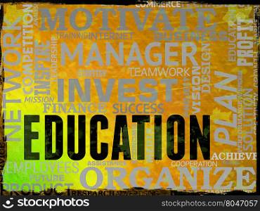 Education Words Indicating Studying College And Development