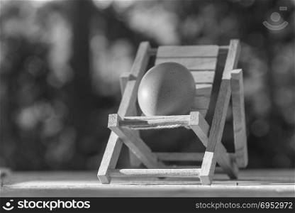 Egg,black and white