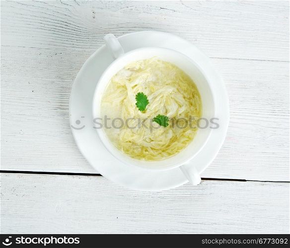 Egg drop soup - chinese food