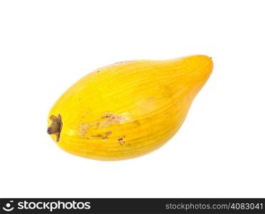 Egg fruit isolated on white with clipping path