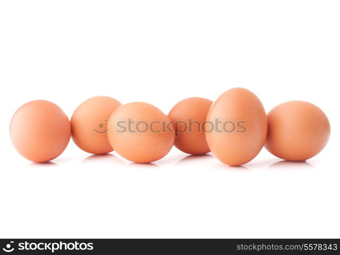 Egg isolated on white background cutout