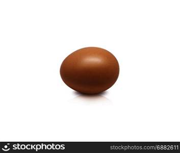 Egg isolated on white background cutout. With clipping path
