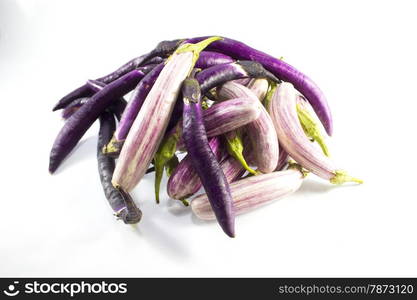 Eggplant. Eggplant isolated on white.