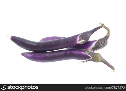 Eggplant. Eggplant isolated on white.