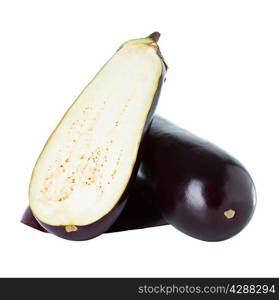 eggplant isolated on white background