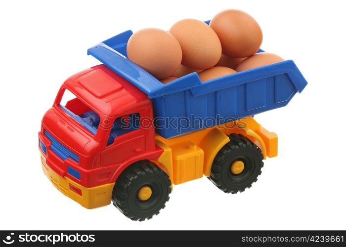 Eggs and the truck