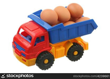 Eggs and the truck
