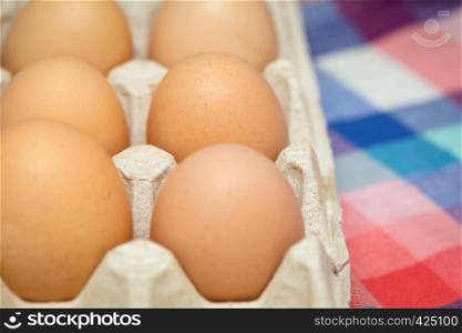 eggs at the box