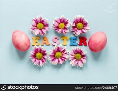 eggs flowers