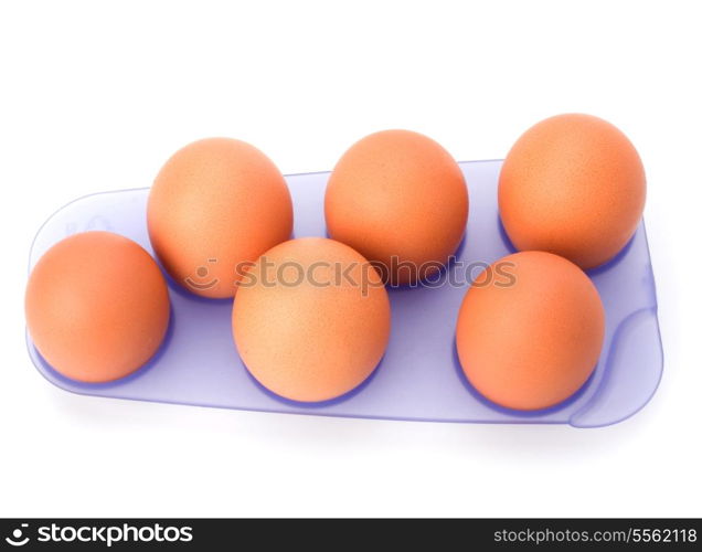 eggs isolated on white background