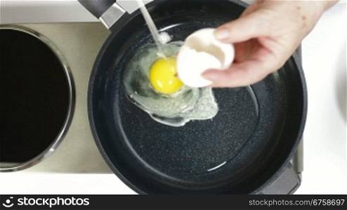 Eggs Were Frying In The Pan