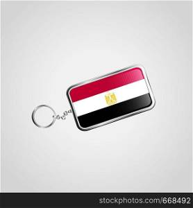 Egypt Vector KeyChain Design. Vector EPS10 Abstract Template background