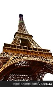 Eiffel Tower closeup.Paris, France.