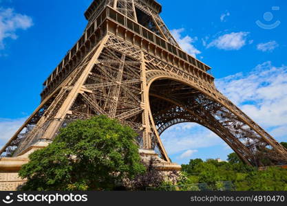 Eiffel Tower in Paris at France