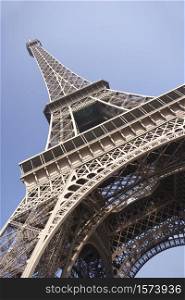 Eiffel Tower With Blue Sky