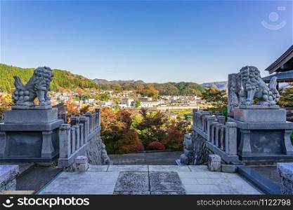 Eigenji Momiji Temple Fall leaves at Ibaraki prefecture in autumn