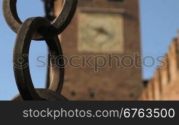 Eisenkette am Castelvecchio in Verona