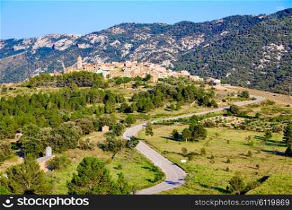 El Ballestar village in Tinenca de Benifassa area of Castellon Spain
