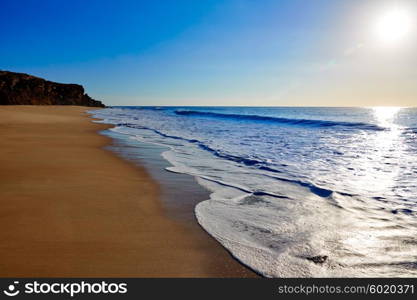 El Cotillo Castillo Beach in Fuerteventura at Canary Islands of Spain