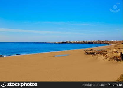 El Cotillo Castillo Beach in Fuerteventura at Canary Islands of Spain