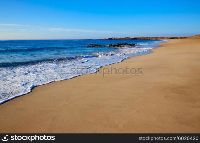 El Cotillo Castillo Beach in Fuerteventura at Canary Islands of Spain