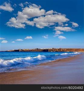 El Cotillo Castillo Beach in Fuerteventura at Canary Islands of Spain