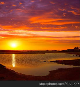 El Cotillo la Concha Beach sunset Fuerteventura at Canary Islands of Spain