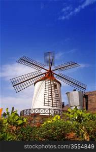 El molino de Mogan historical windmill in Gran canaria