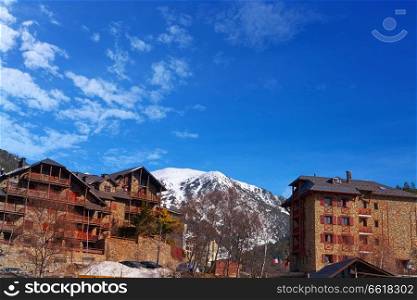 El Tarter ski village in Andorra at Grandvalira sector Pyreenees
