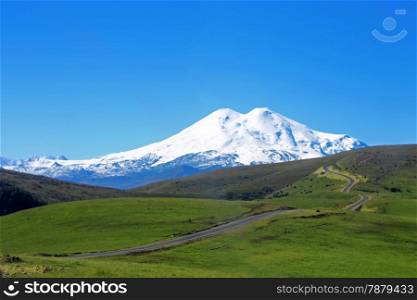 Elbrus mountain is highest peak of Europe