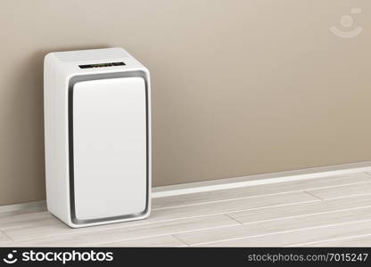 Electric air purifier in the room