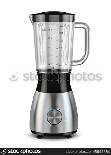 Electric blender. Kitchen appliance, equipment isolated on white. 3d