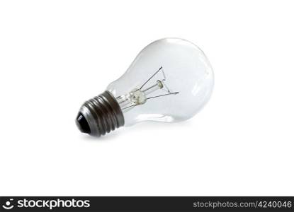 Electric bulb on a white background