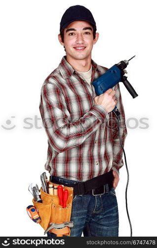 electric drill and tools