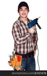 electric drill and tools