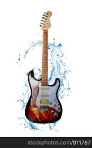 Electric guitar technology that is separated from the background