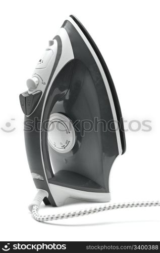 electric iron isolated on a white background