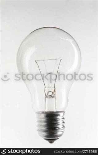 Electric light bulb still life