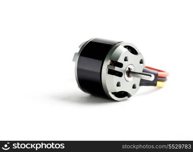 electric motor on white background