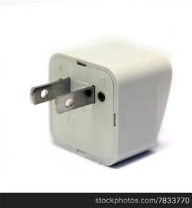 electrical plug isolated on white background