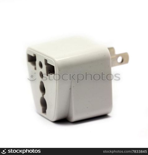 electrical plug isolated on white background