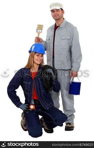 Electrician and decorator